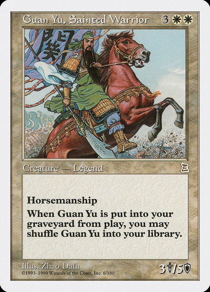 Guan Yu, Sainted Warrior [Portal Three Kingdoms] | Gauntlet Hobbies - Angola