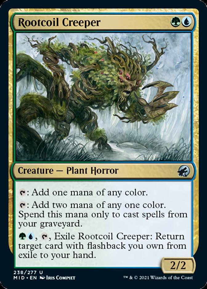 Rootcoil Creeper [Innistrad: Midnight Hunt] | Gauntlet Hobbies - Angola