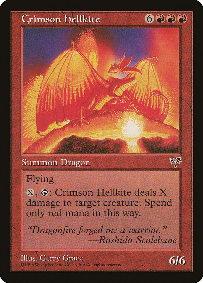 Crimson Hellkite [Mirage] | Gauntlet Hobbies - Angola