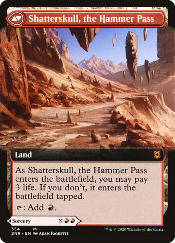 Shatterskull Smashing // Shatterskull, the Hammer Pass (Extended) [Zendikar Rising]