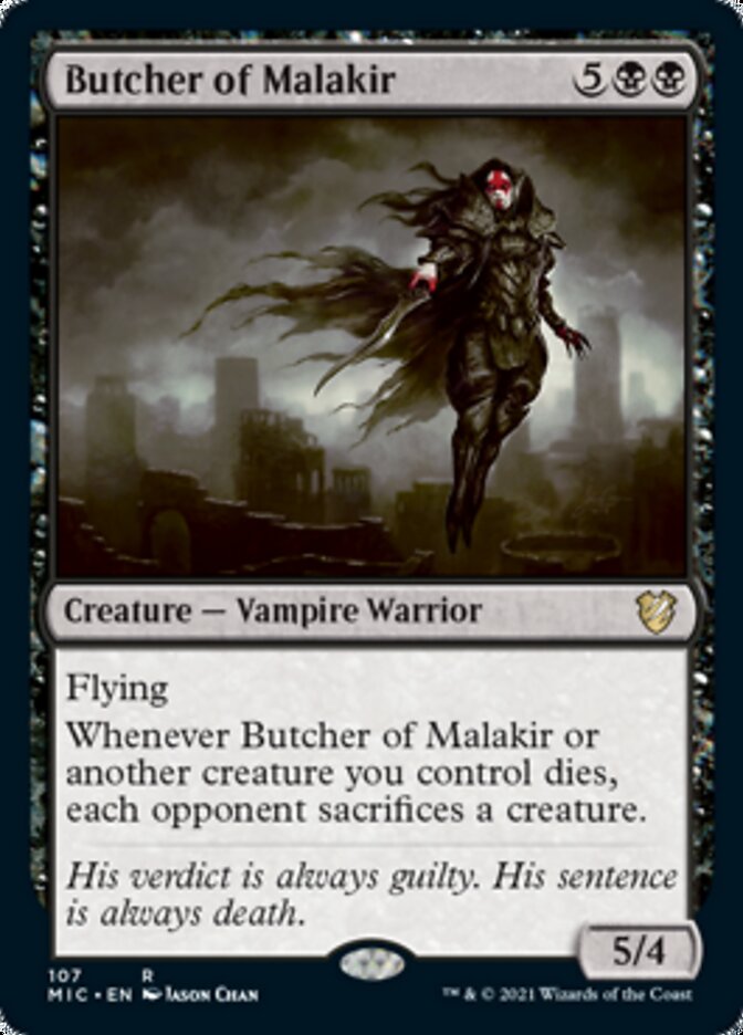 Butcher of Malakir [Innistrad: Midnight Hunt Commander] | Gauntlet Hobbies - Angola