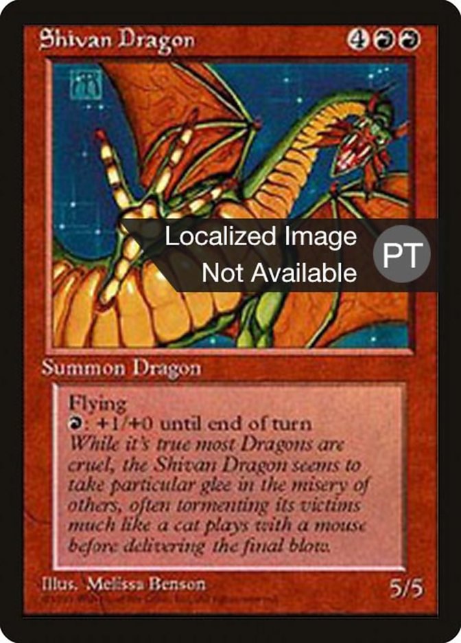 Shivan Dragon [Fourth Edition (Foreign Black Border)] | Gauntlet Hobbies - Angola