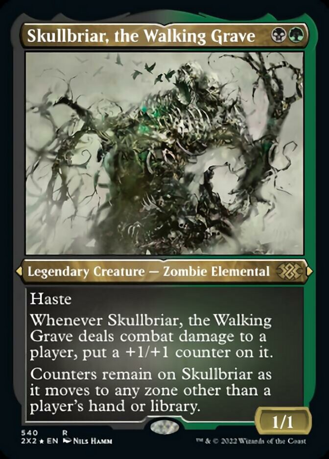 Skullbriar, the Walking Grave (Foil Etched) [Double Masters 2022] | Gauntlet Hobbies - Angola