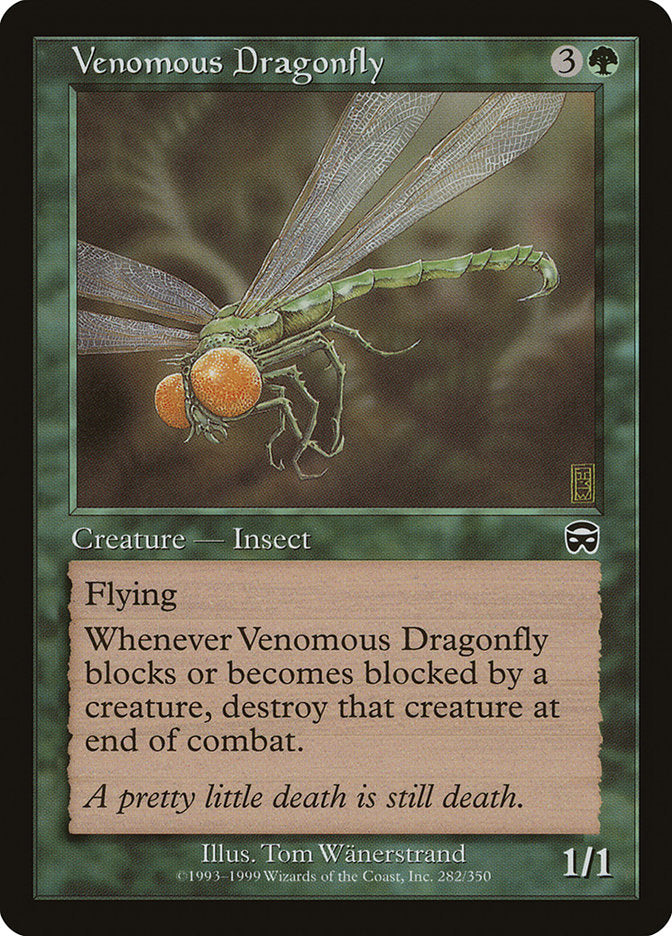 Venomous Dragonfly [Mercadian Masques] | Gauntlet Hobbies - Angola