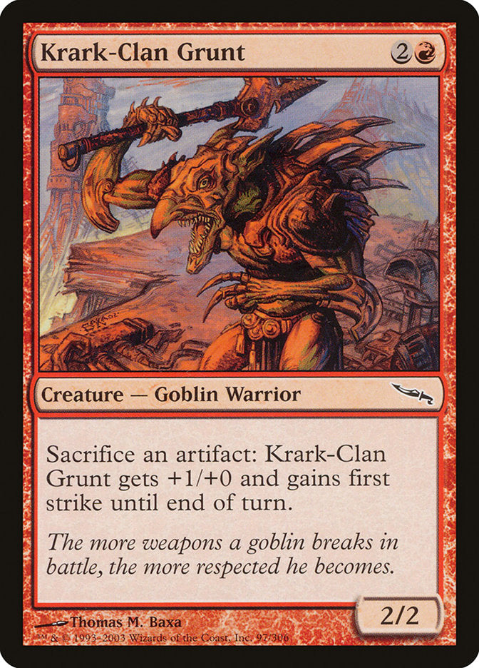 Krark-Clan Grunt [Mirrodin] | Gauntlet Hobbies - Angola