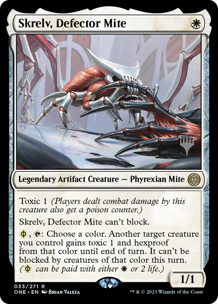 Skrelv, Defector Mite (Promo Pack) [Phyrexia: All Will Be One Promos] | Gauntlet Hobbies - Angola