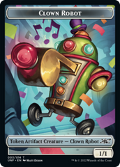 Clown Robot (003) // Treasure (013) Double-sided Token [Unfinity Tokens] | Gauntlet Hobbies - Angola