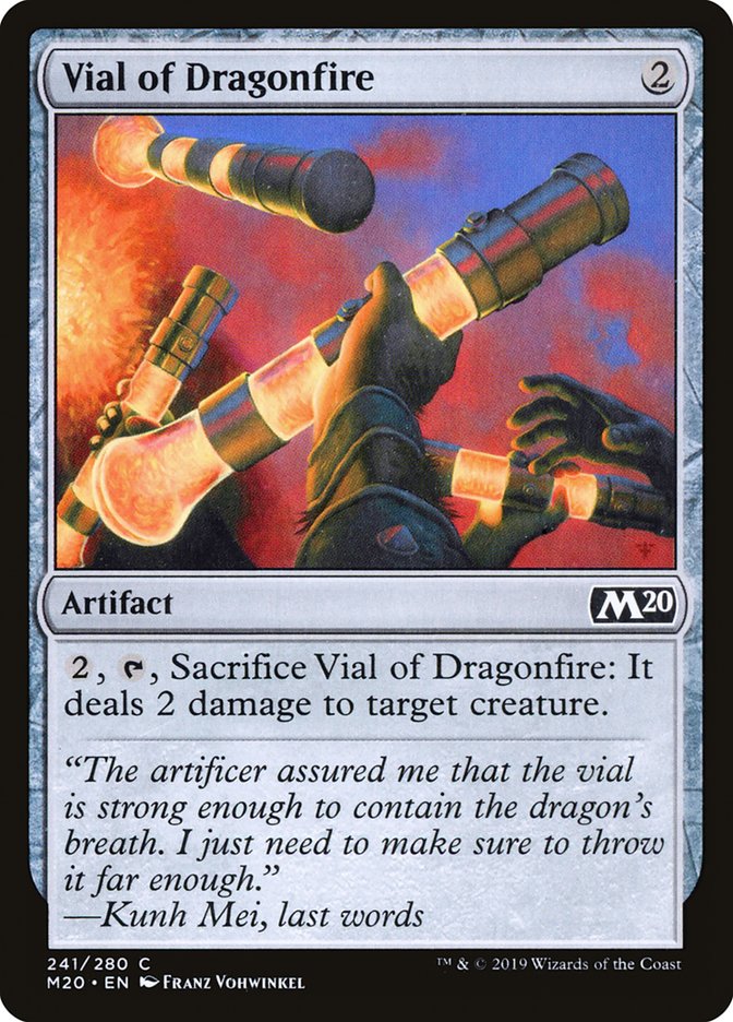 Vial of Dragonfire [Core Set 2020] | Gauntlet Hobbies - Angola