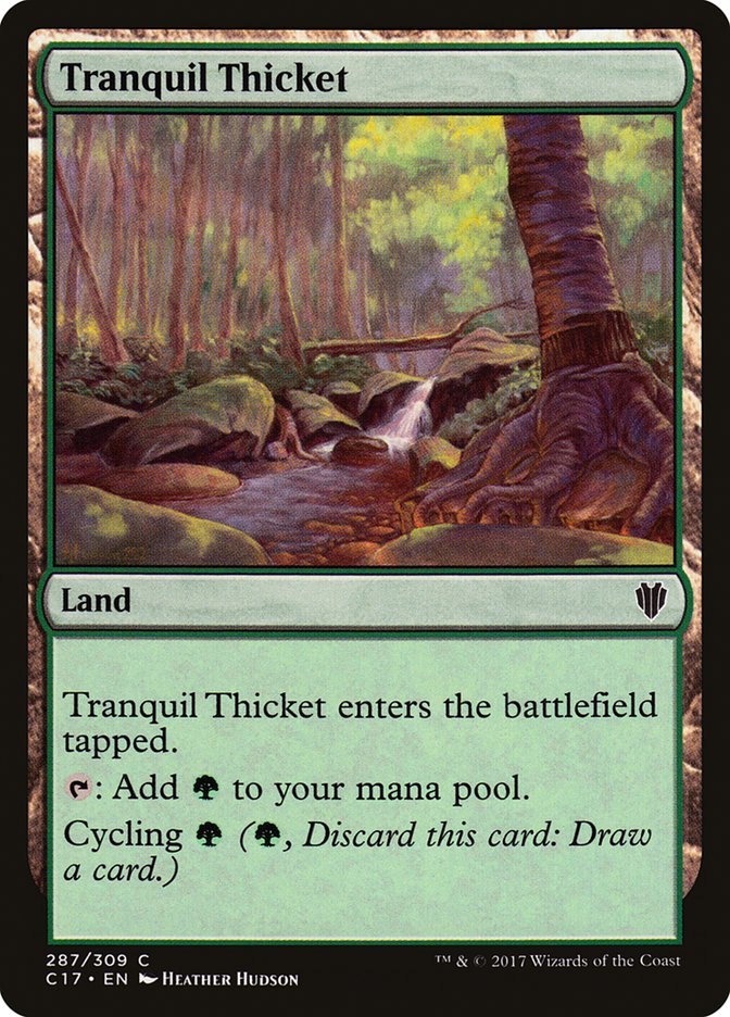 Tranquil Thicket [Commander 2017] | Gauntlet Hobbies - Angola