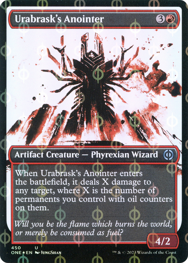 Urabrask's Anointer (Showcase Ichor Step-and-Compleat Foil) [Phyrexia: All Will Be One] | Gauntlet Hobbies - Angola