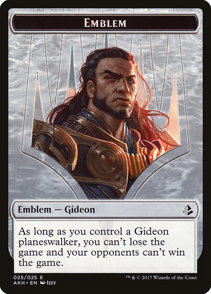 Gideon of the Trials Emblem [Amonkhet Tokens] | Gauntlet Hobbies - Angola