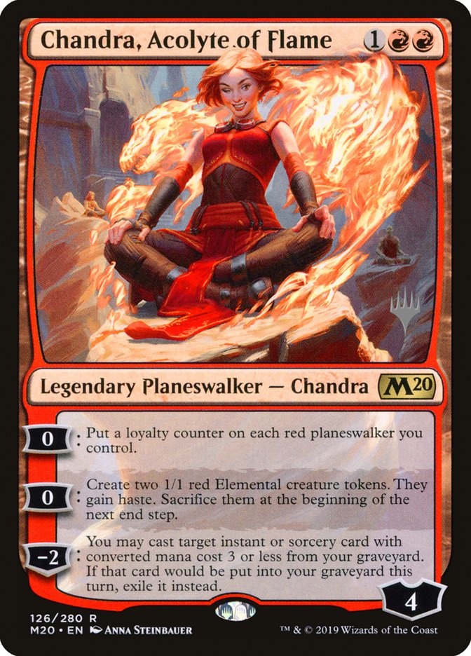 Chandra, Acolyte of Flame (Promo Pack) [Core Set 2020 Promos] | Gauntlet Hobbies - Angola