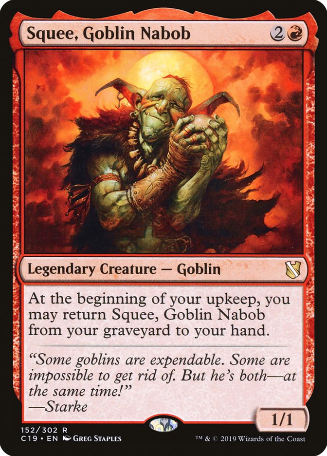 Squee, Goblin Nabob [Commander 2019] | Gauntlet Hobbies - Angola