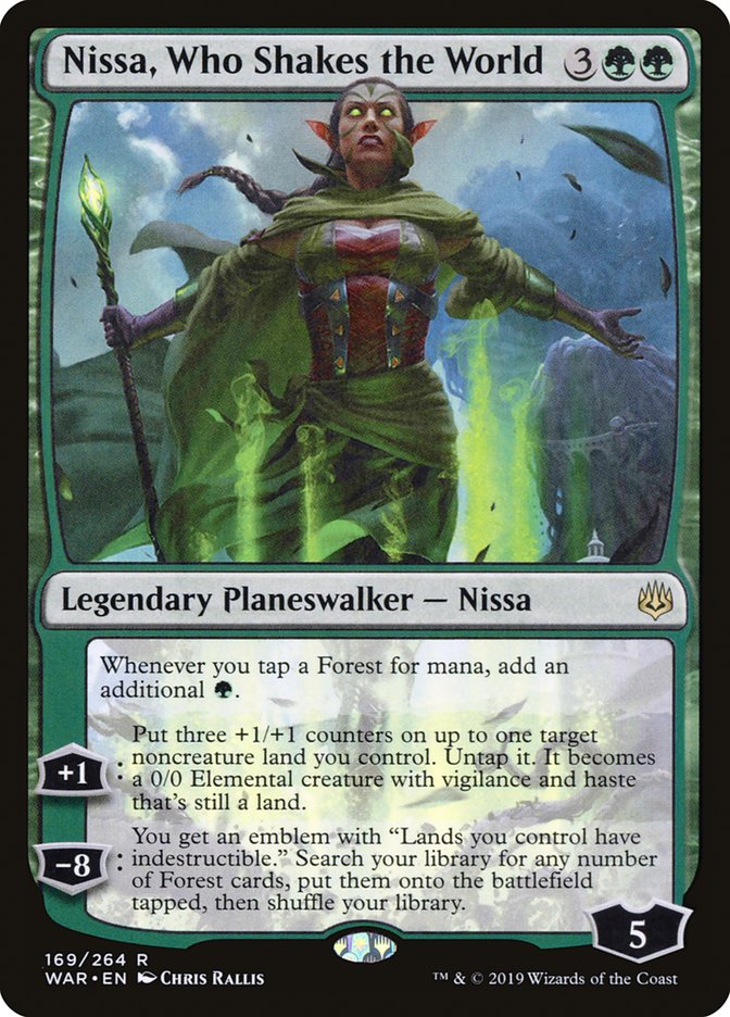 Nissa, Who Shakes the World [War of the Spark] | Gauntlet Hobbies - Angola