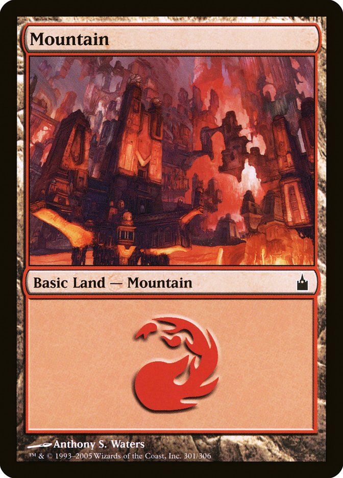 Mountain (301) [Ravnica: City of Guilds] | Gauntlet Hobbies - Angola
