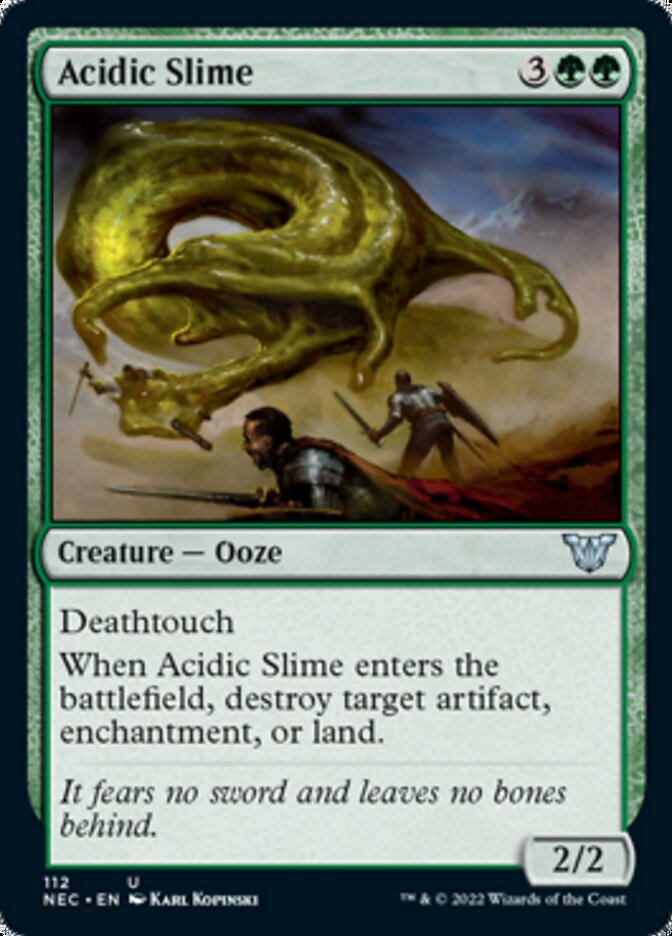 Acidic Slime [Kamigawa: Neon Dynasty Commander] | Gauntlet Hobbies - Angola