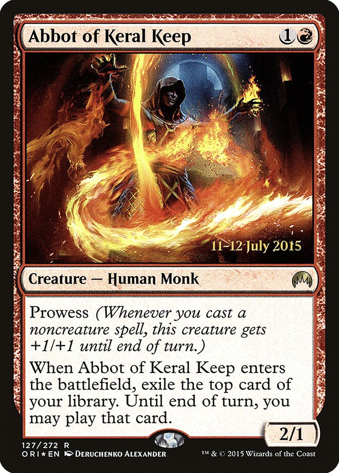 Abbot of Keral Keep [Magic Origins Prerelease Promos] | Gauntlet Hobbies - Angola