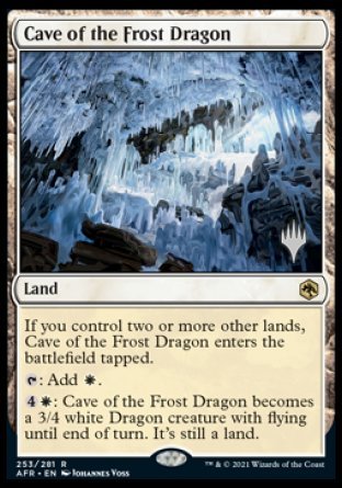 Cave of the Frost Dragon (Promo Pack) [Dungeons & Dragons: Adventures in the Forgotten Realms Promos] | Gauntlet Hobbies - Angola