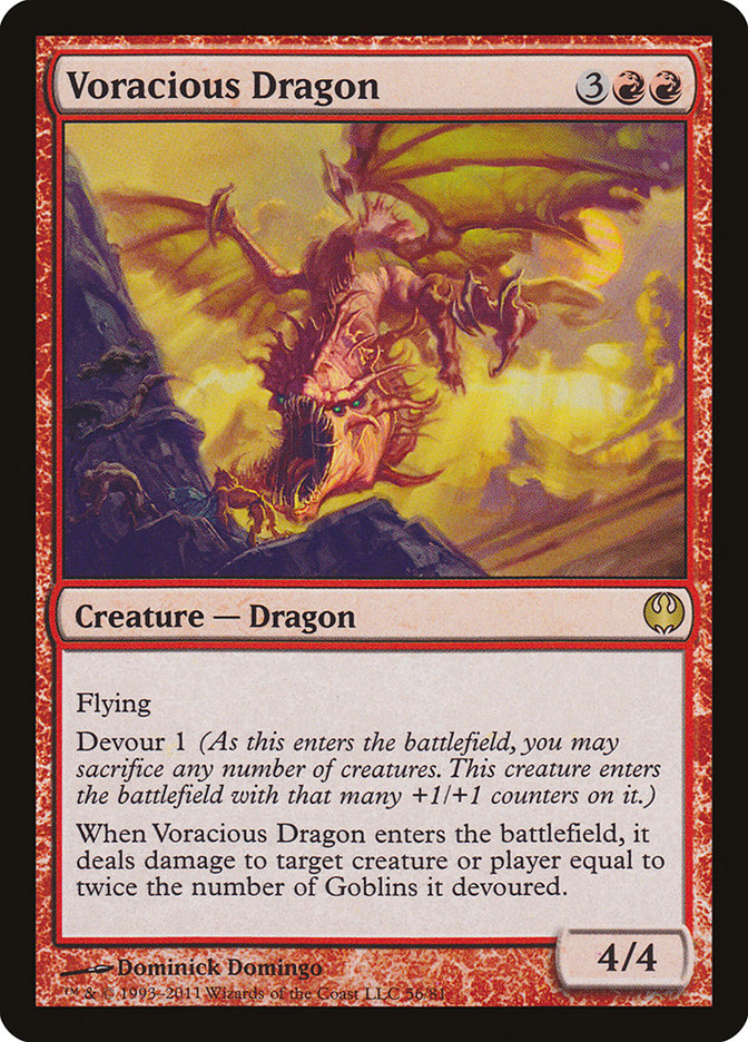 Voracious Dragon [Duel Decks: Knights vs. Dragons] | Gauntlet Hobbies - Angola