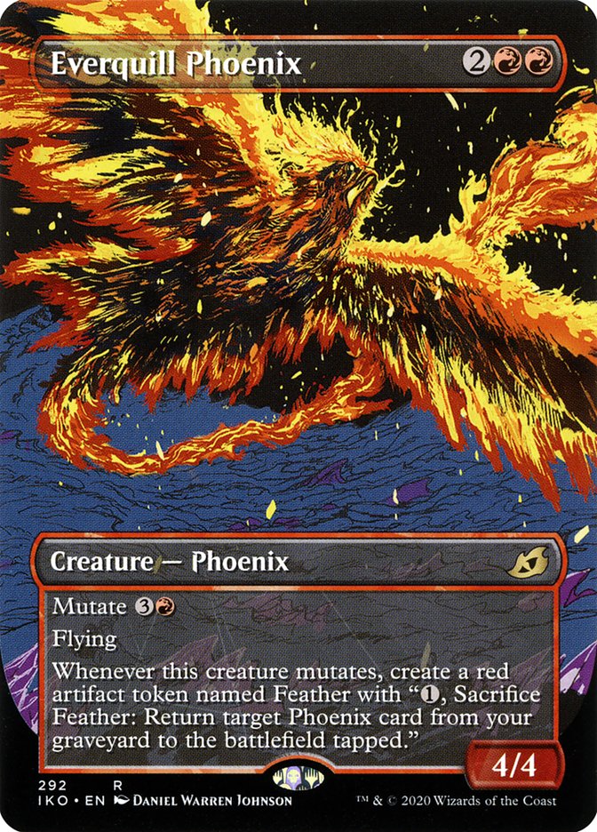 Everquill Phoenix (Showcase) [Ikoria: Lair of Behemoths] | Gauntlet Hobbies - Angola