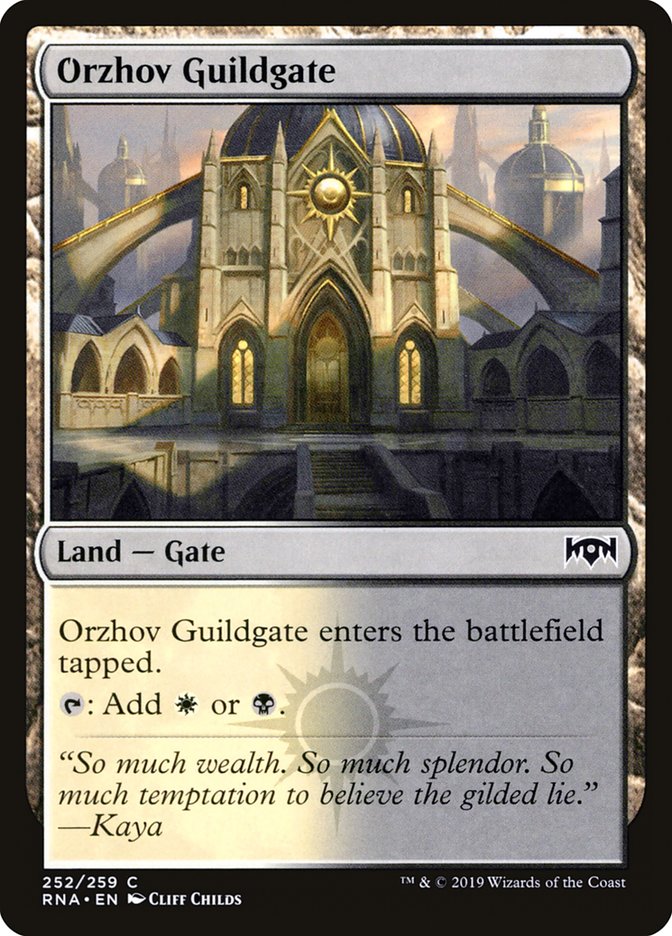 Orzhov Guildgate (252/259) [Ravnica Allegiance] | Gauntlet Hobbies - Angola
