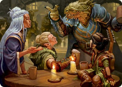 You Meet in a Tavern Art Card [Dungeons & Dragons: Adventures in the Forgotten Realms Art Series] | Gauntlet Hobbies - Angola