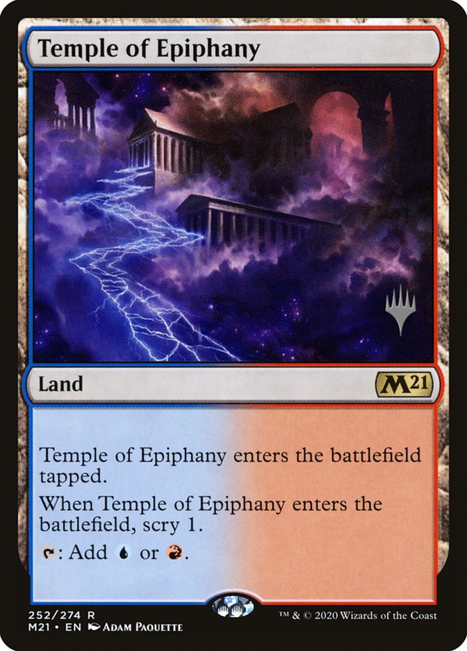 Temple of Epiphany (Promo Pack) [Core Set 2021 Promos] | Gauntlet Hobbies - Angola