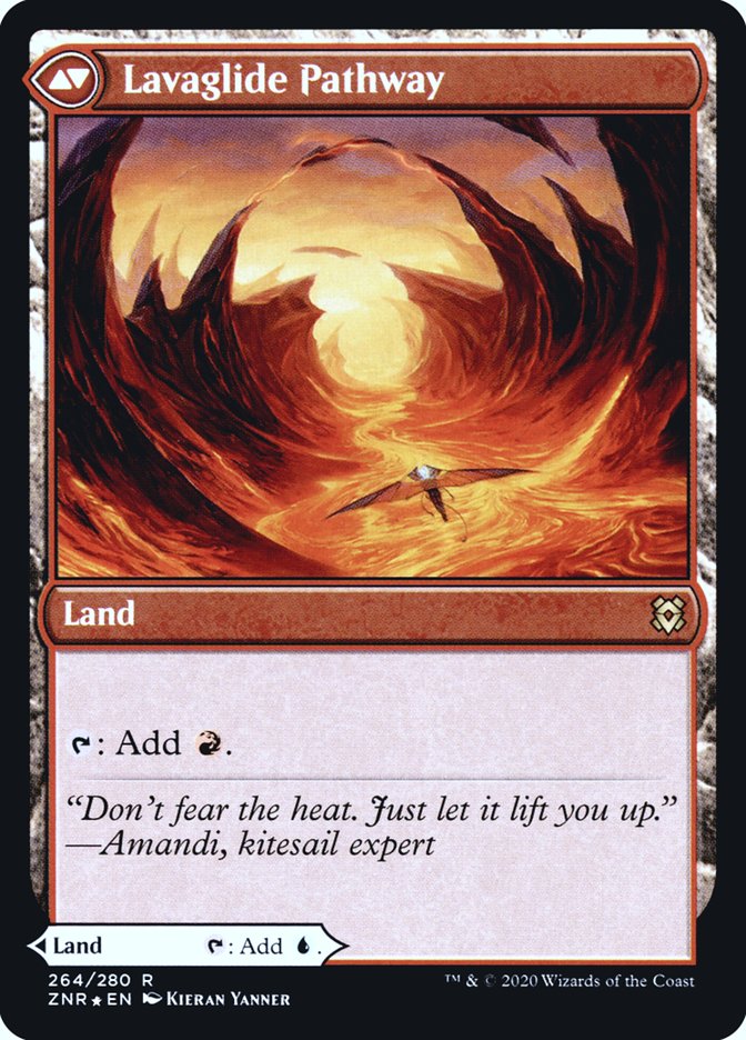 Riverglide Pathway // Lavaglide Pathway [Zendikar Rising Prerelease Promos] | Gauntlet Hobbies - Angola