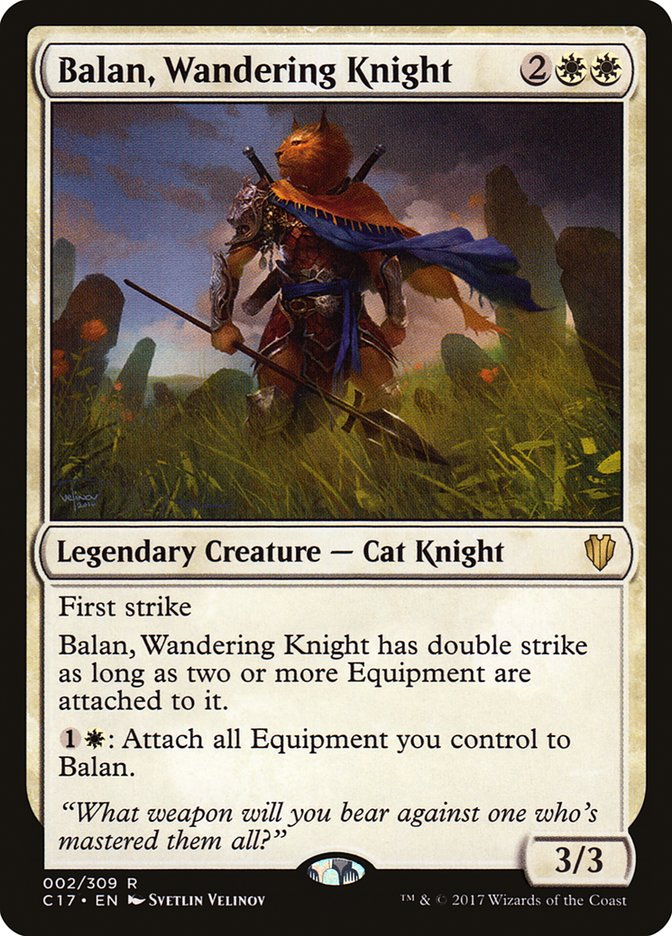 Balan, Wandering Knight [Commander 2017] | Gauntlet Hobbies - Angola