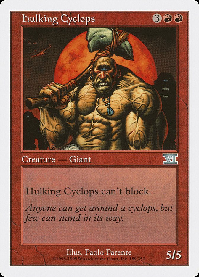 Hulking Cyclops [Classic Sixth Edition] | Gauntlet Hobbies - Angola