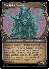 Throne of the Grim Captain // The Grim Captain (Showcase) [The Lost Caverns of Ixalan] | Gauntlet Hobbies - Angola