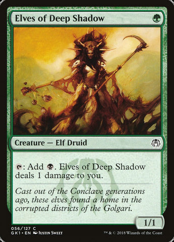 Elves of Deep Shadow [Guilds of Ravnica Guild Kit]