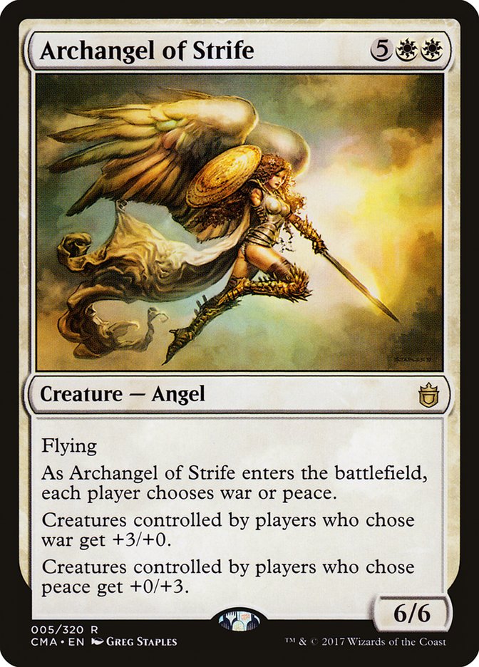 Archangel of Strife [Commander Anthology] | Gauntlet Hobbies - Angola