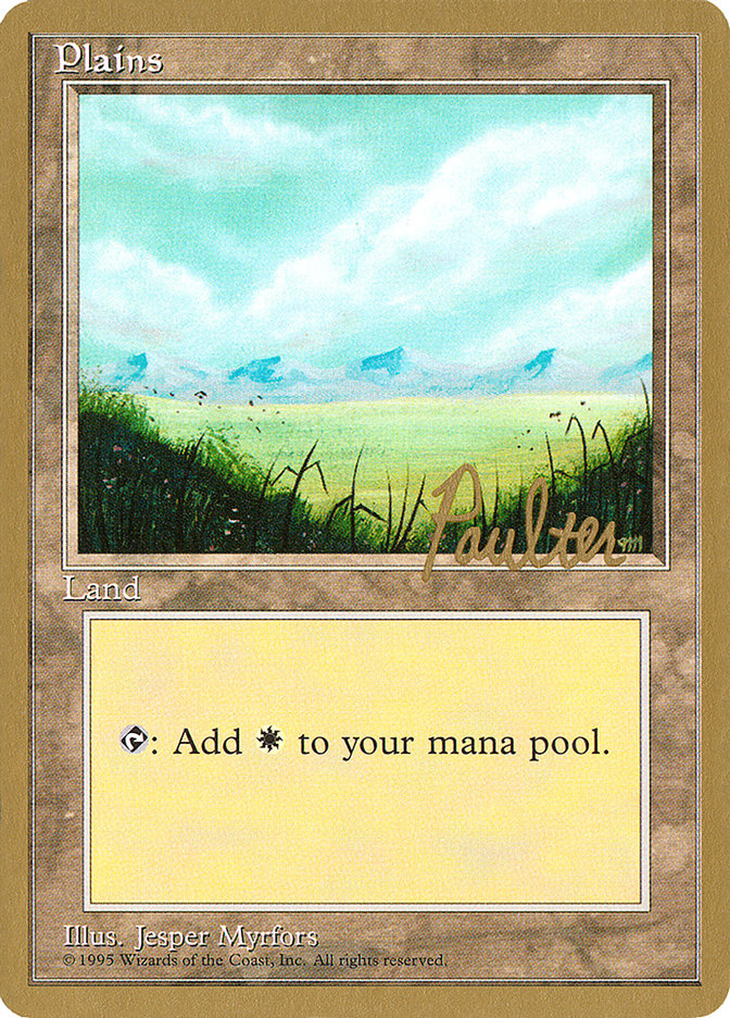 Plains (pp366) (Preston Poulter) [Pro Tour Collector Set]