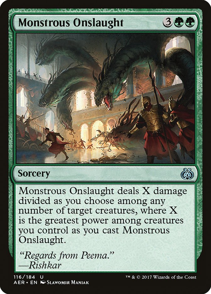 Monstrous Onslaught [Aether Revolt] | Gauntlet Hobbies - Angola