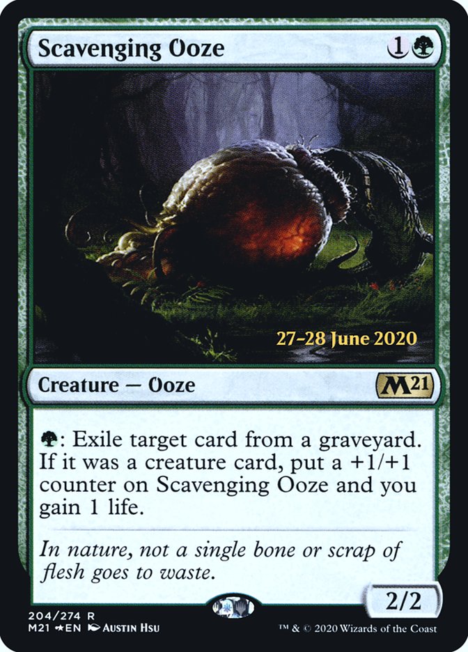 Scavenging Ooze [Core Set 2021 Prerelease Promos] | Gauntlet Hobbies - Angola