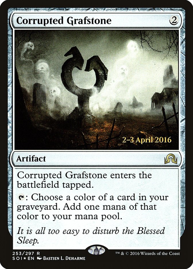 Corrupted Grafstone [Shadows over Innistrad Prerelease Promos] | Gauntlet Hobbies - Angola