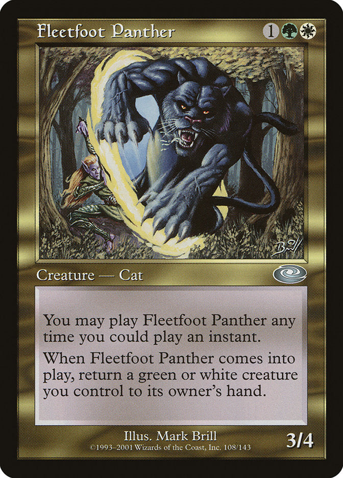 Fleetfoot Panther [Planeshift] | Gauntlet Hobbies - Angola