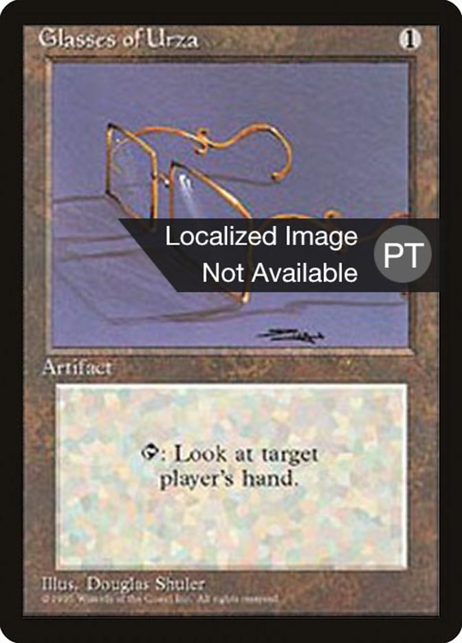 Glasses of Urza [Fourth Edition (Foreign Black Border)]