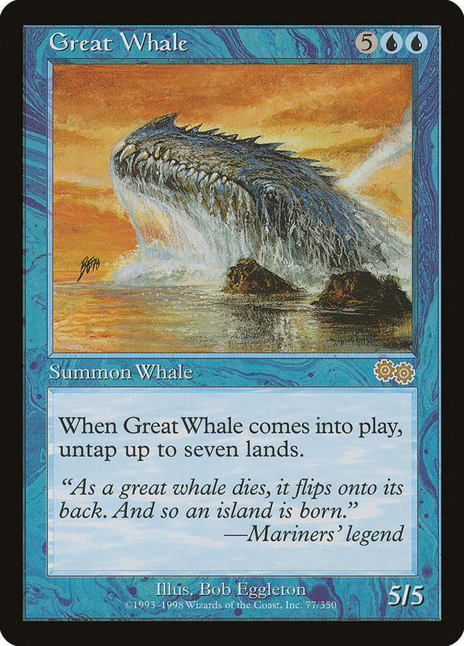 Great Whale [Urza's Saga] | Gauntlet Hobbies - Angola