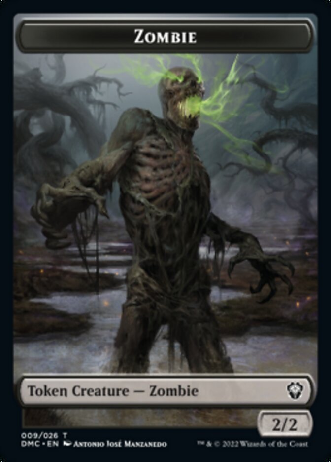 Soldier // Zombie Double-sided Token [Dominaria United Tokens] | Gauntlet Hobbies - Angola