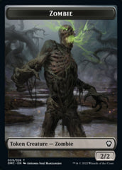 Saproling // Zombie Double-sided Token [Dominaria United Tokens] | Gauntlet Hobbies - Angola