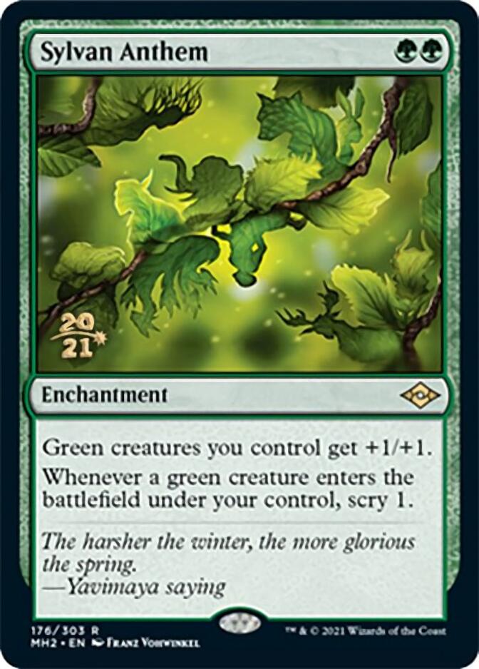 Sylvan Anthem [Modern Horizons 2 Prerelease Promos] | Gauntlet Hobbies - Angola