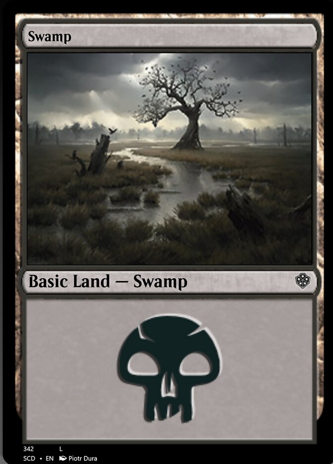 Swamp (342) [Starter Commander Decks] | Gauntlet Hobbies - Angola