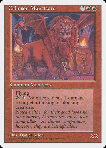 Crimson Manticore [Fourth Edition]