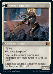 Enduring Angel // Angelic Enforcer [Innistrad: Midnight Hunt] | Gauntlet Hobbies - Angola