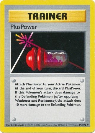 PlusPower (84/102) [Base Set Shadowless Unlimited] | Gauntlet Hobbies - Angola