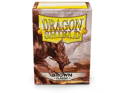Dragon Shield Classic Sleeve - Brown ‘Brakish’ 100ct