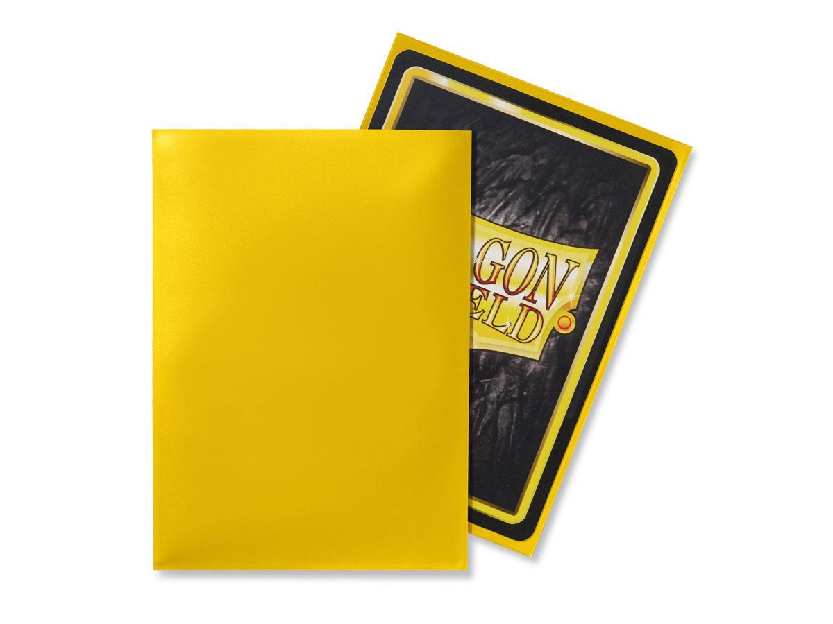 Dragon Shield Classic Sleeve - Yellow ‘Corona’ 100ct | Gauntlet Hobbies - Angola