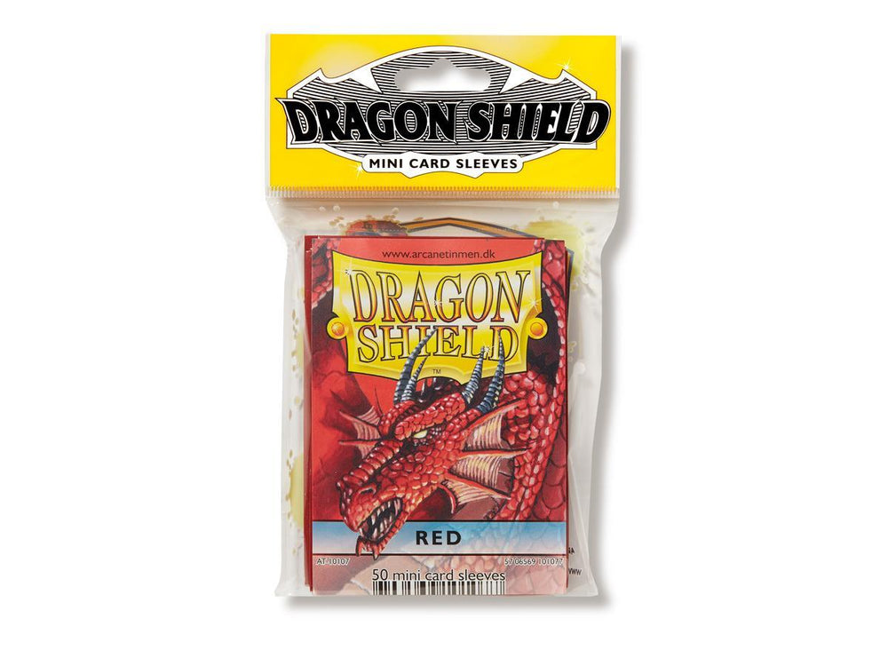 Dragon Shield Classic (Mini) Sleeve - Red ‘Titanius’ 50ct